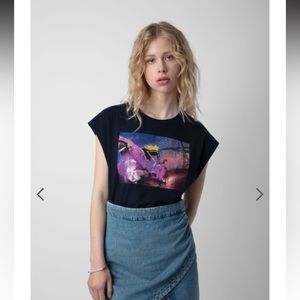 Zadig & Voltaire NEW -  Cecilia Moon T-shirt - Small